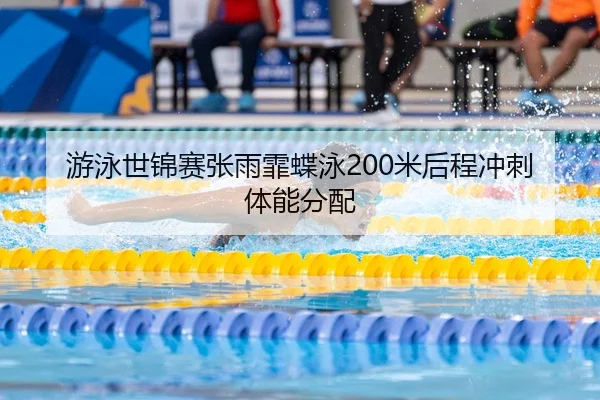 游泳世锦赛张雨霏蝶泳200米后程冲刺体能分配